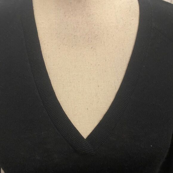 Halston Heritage wool/silk sweater dress with ruffle trim, XS - Picture 5 of 12